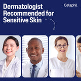 Uso diario con Cetaphil Restoraderm en la rutina de eczema.