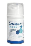 Cetraben crema emoliente mostrando su textura para uso diario en la piel