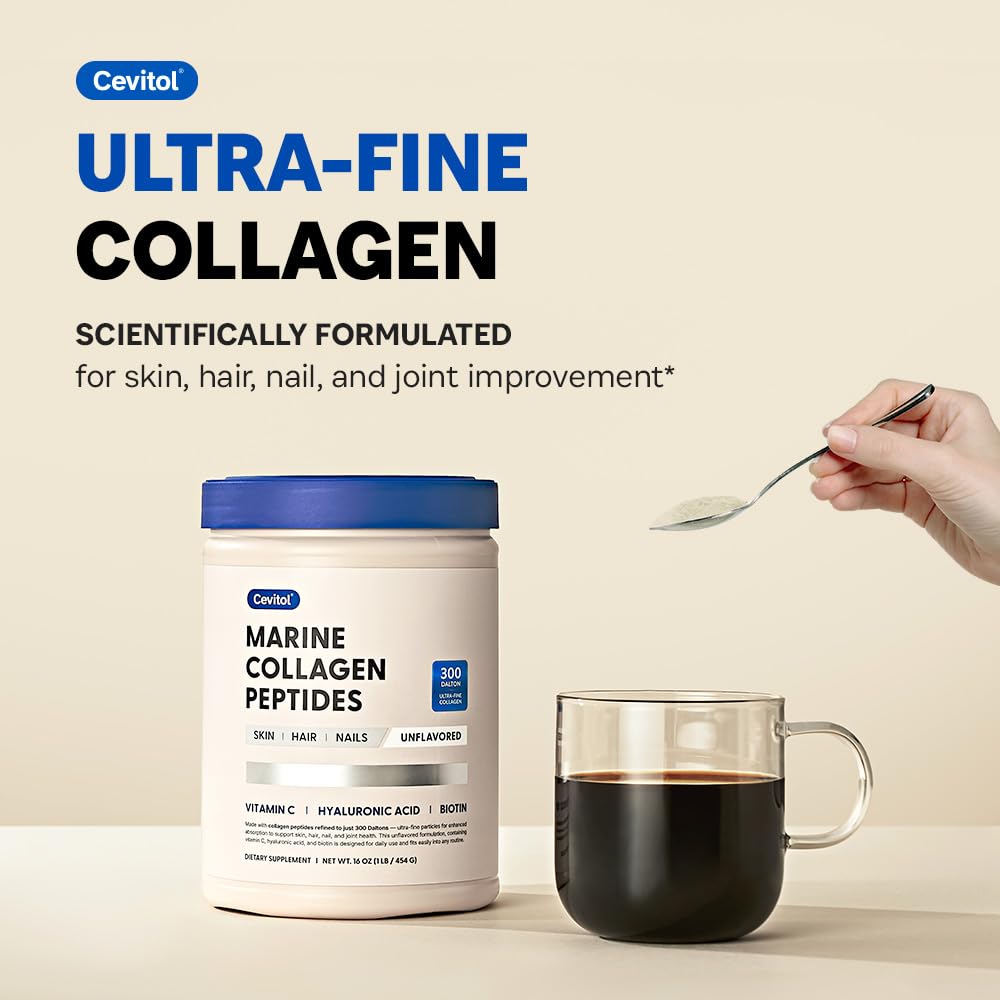 Cevitol se disuelve fácilmente en café y bebidas para uso diario.