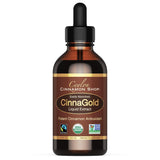 Ceylon Cinnamon Shop CinnaGold extracto líquido de alta potencia para apoyo antioxidante potencial.