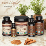 Ceylon Cinnamon Shop CinnaGold apto para veganos y sin gluten.
