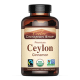 Ceylon Cinnamon Shop botella orgánica con aroma suave y sabor natural para uso diario