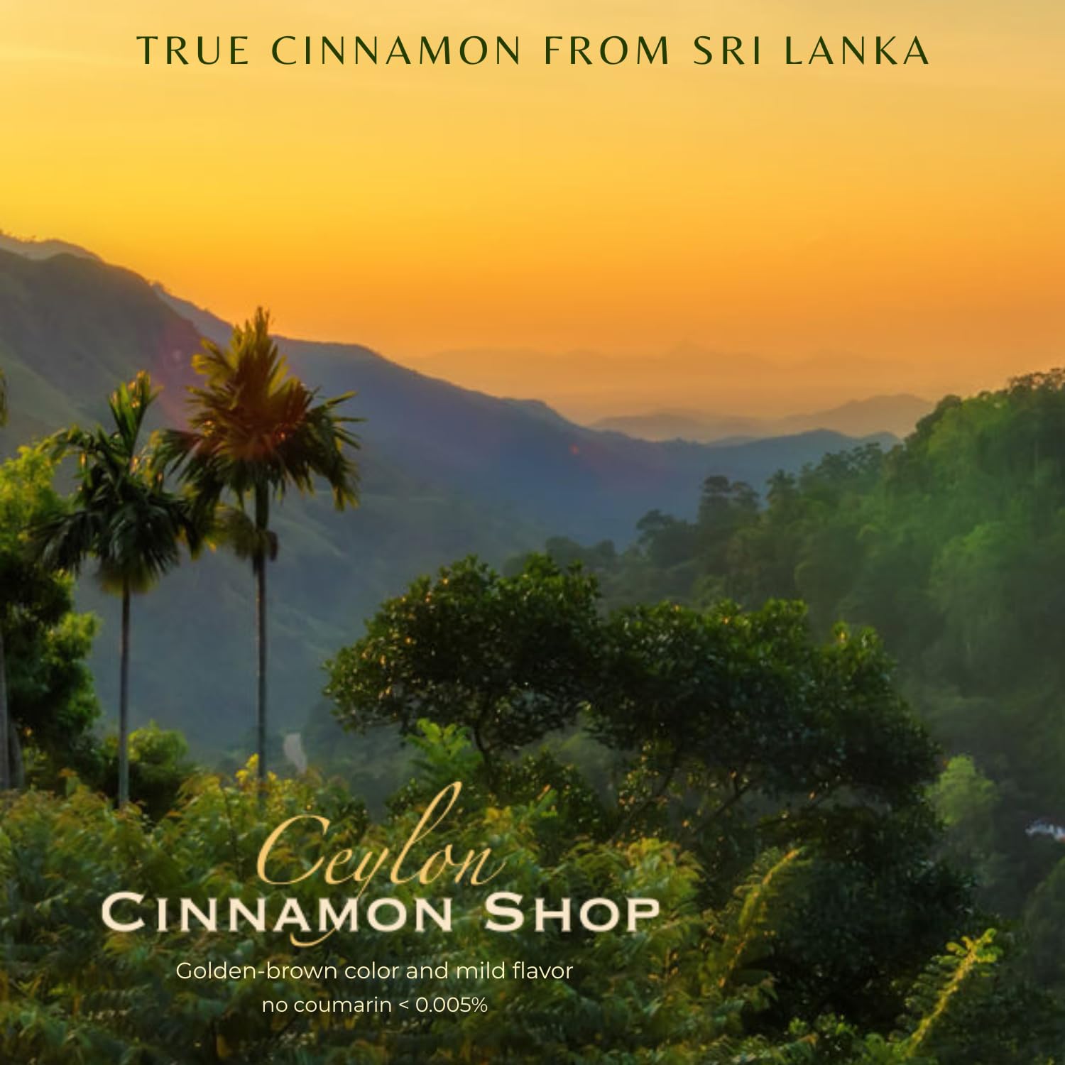 Ceylon Cinnamon Shop sello certificado respalda calidad y pureza de las canelas