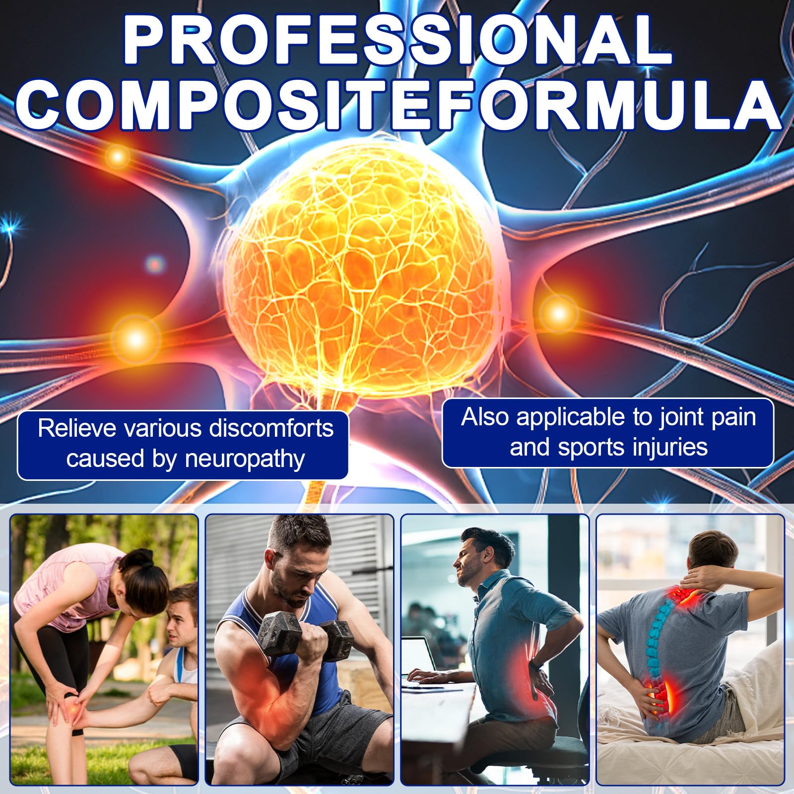 CFXYHNOX crema neuropatia piernas: sensación de frescura al aplicar