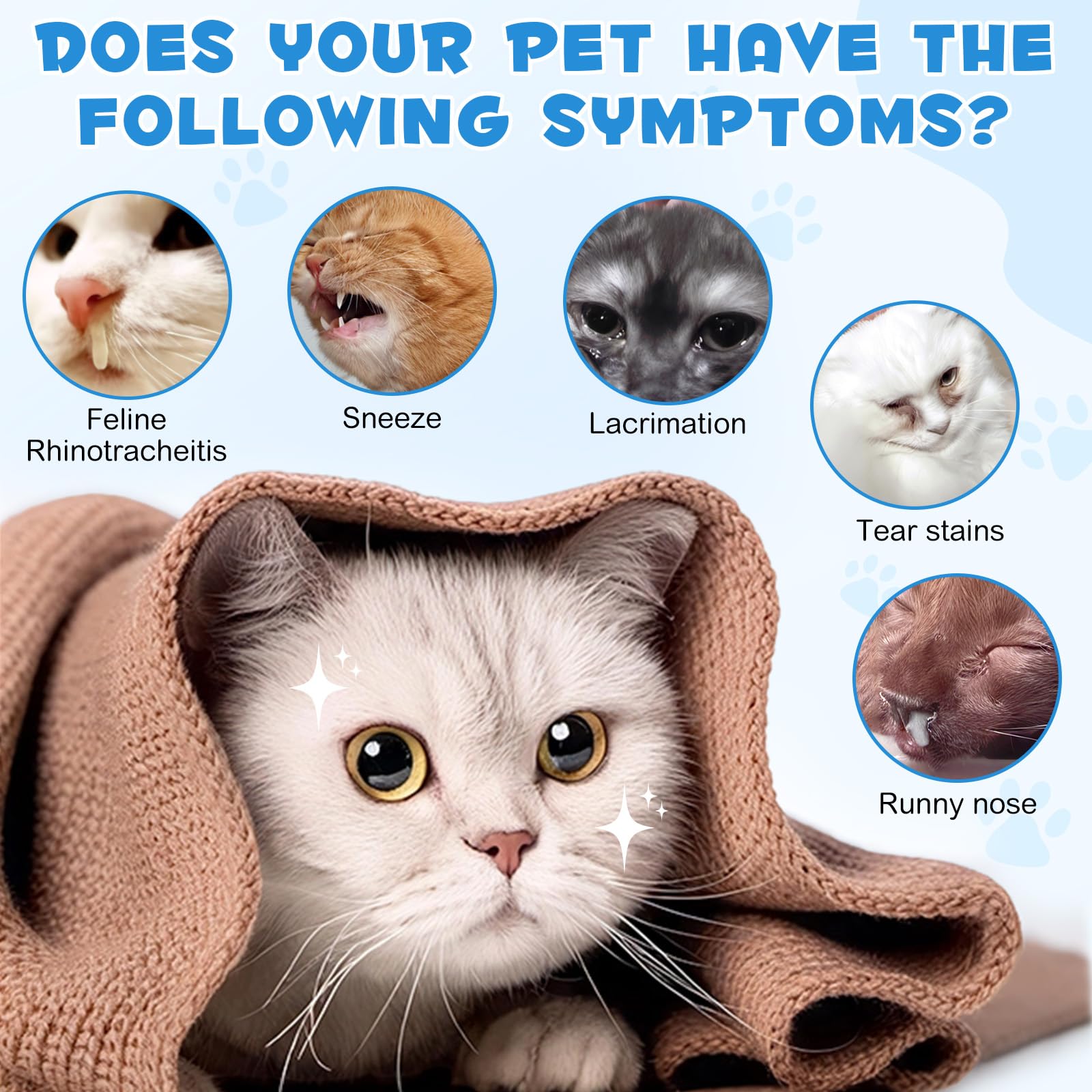 CFXYHNOX Gotas de lisina para gatos, aplicación directa