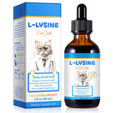 CFXYHNOX Gotas de lisina para gatos, bote de 60 ml, apoyo diario