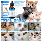 CFXYHNOX Gotas de lisina para gatos, fórmula sin granos