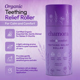 Chamora envase roll-on portátil, ideal para llevar durante salidas.