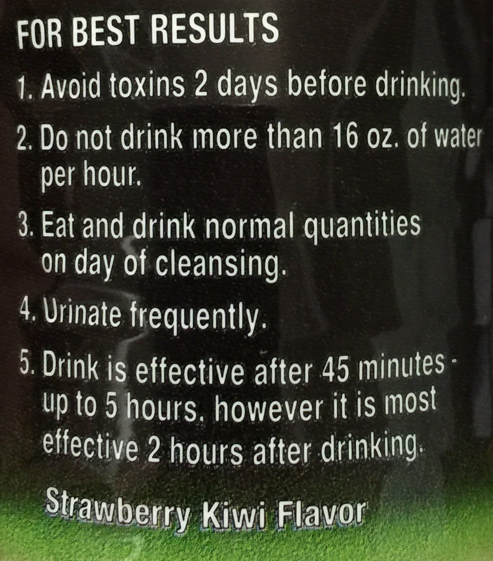 Champs Flush Out desintoxicante, sabor fresa-kiwi, formato 2 uds fácil de almacenar.