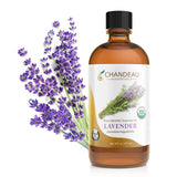 Chandeau Essentials Lavanda: botella ámbar grande para uso prolongado en difusores y cosmética