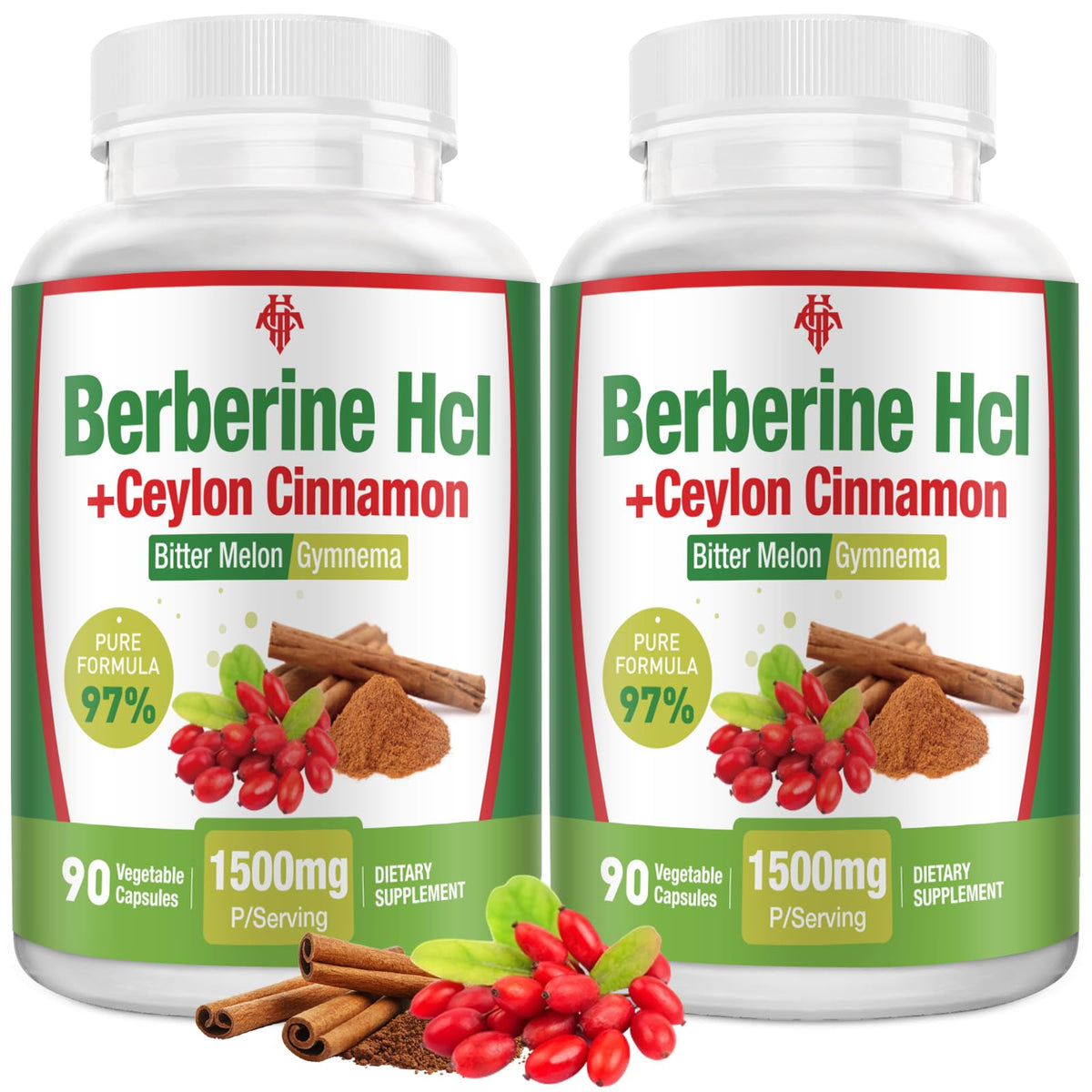 CHANUBITO Berberina: cápsulas 1500 mg para apoyar metabolismo y salud general.