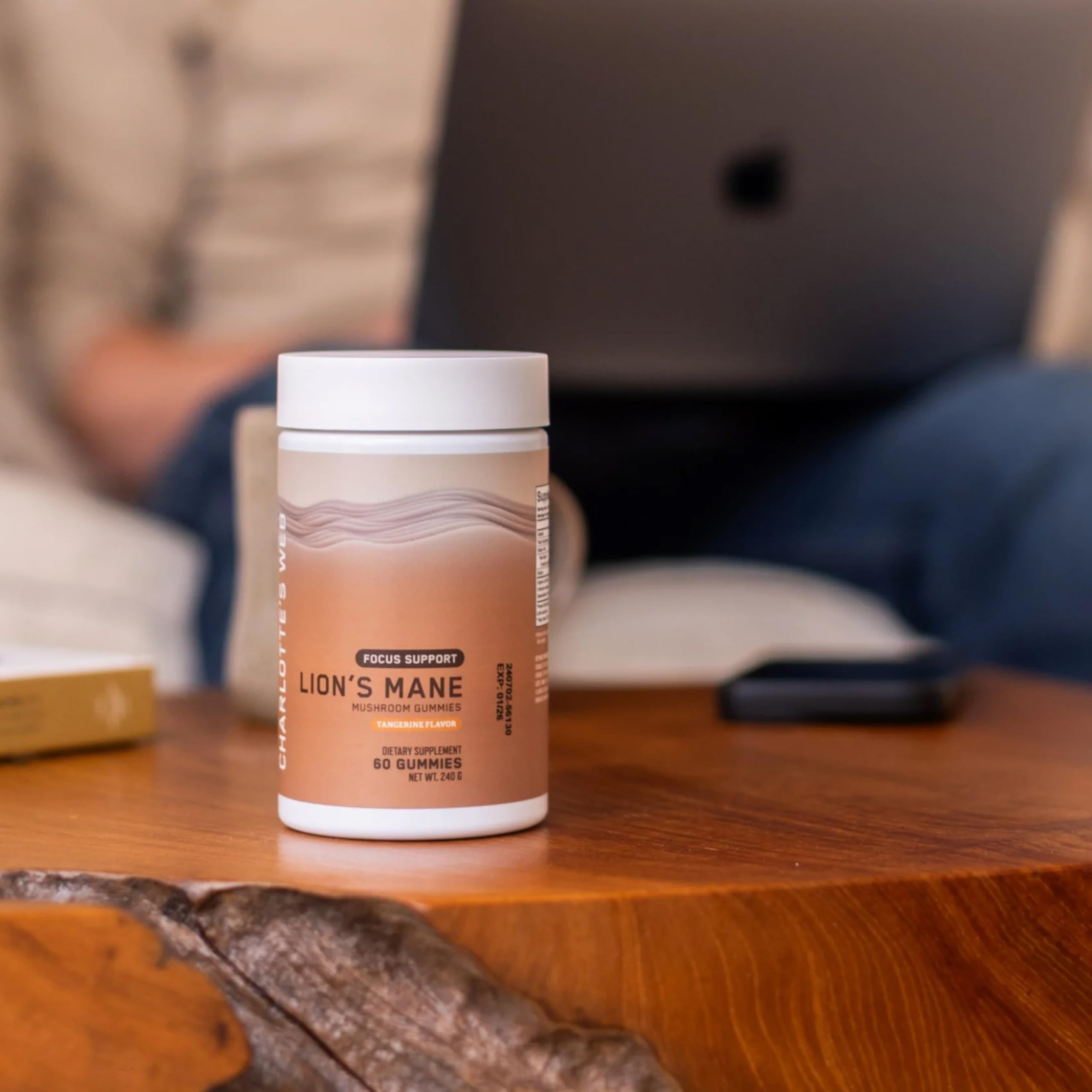 Experiencia sensorial agradable con beneficios posibles de la melena de león.