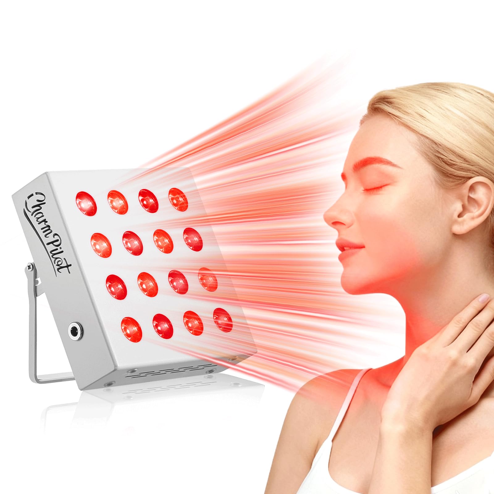 Charmpilot panel de luz roja para cuerpo con 16 diodos LED y cobertura uniforme.