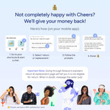 Cheers: empaque de cápsulas con fórmula patentada y transparente.