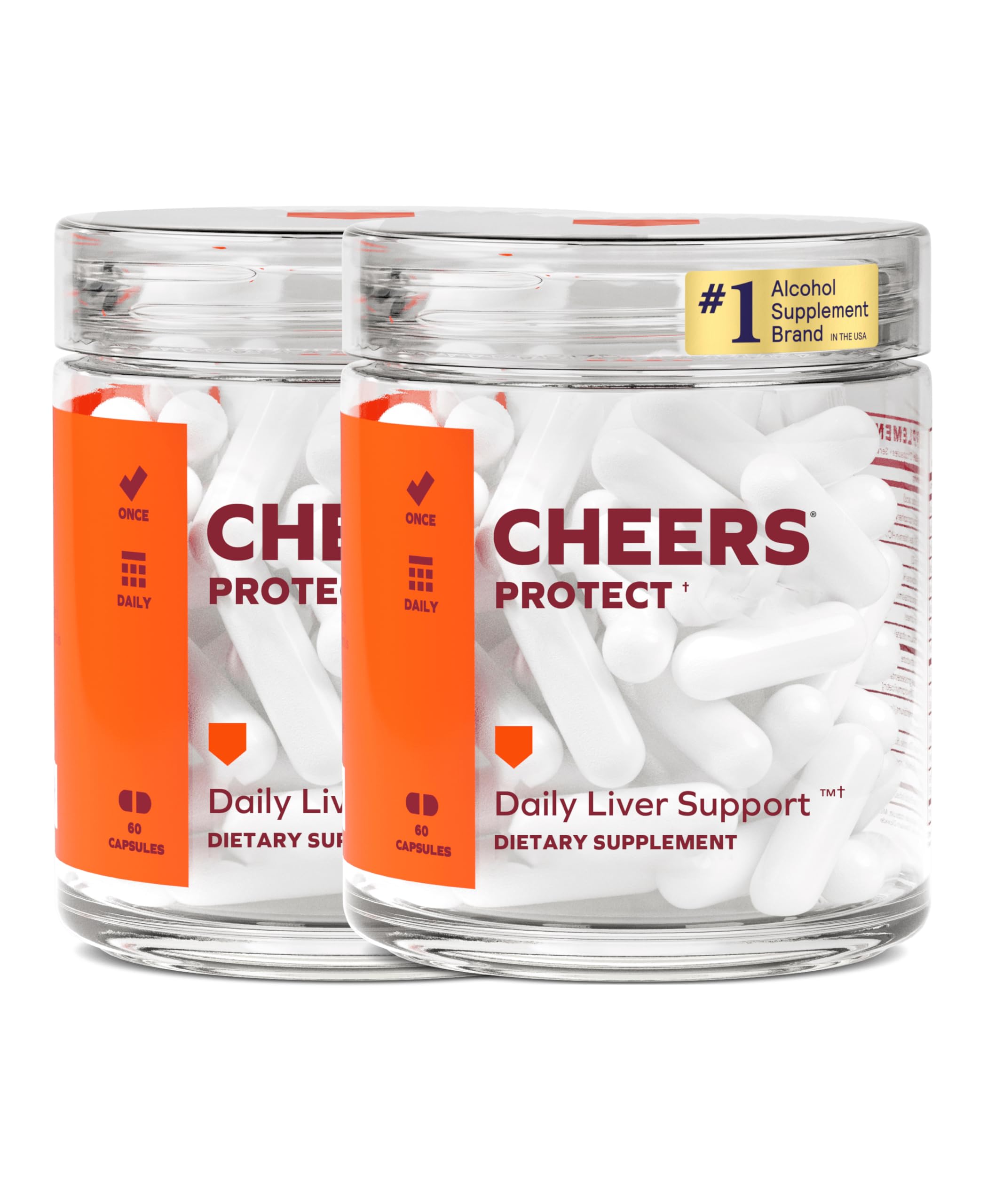 Cheers Protect envase diario con cápsulas para el hígado