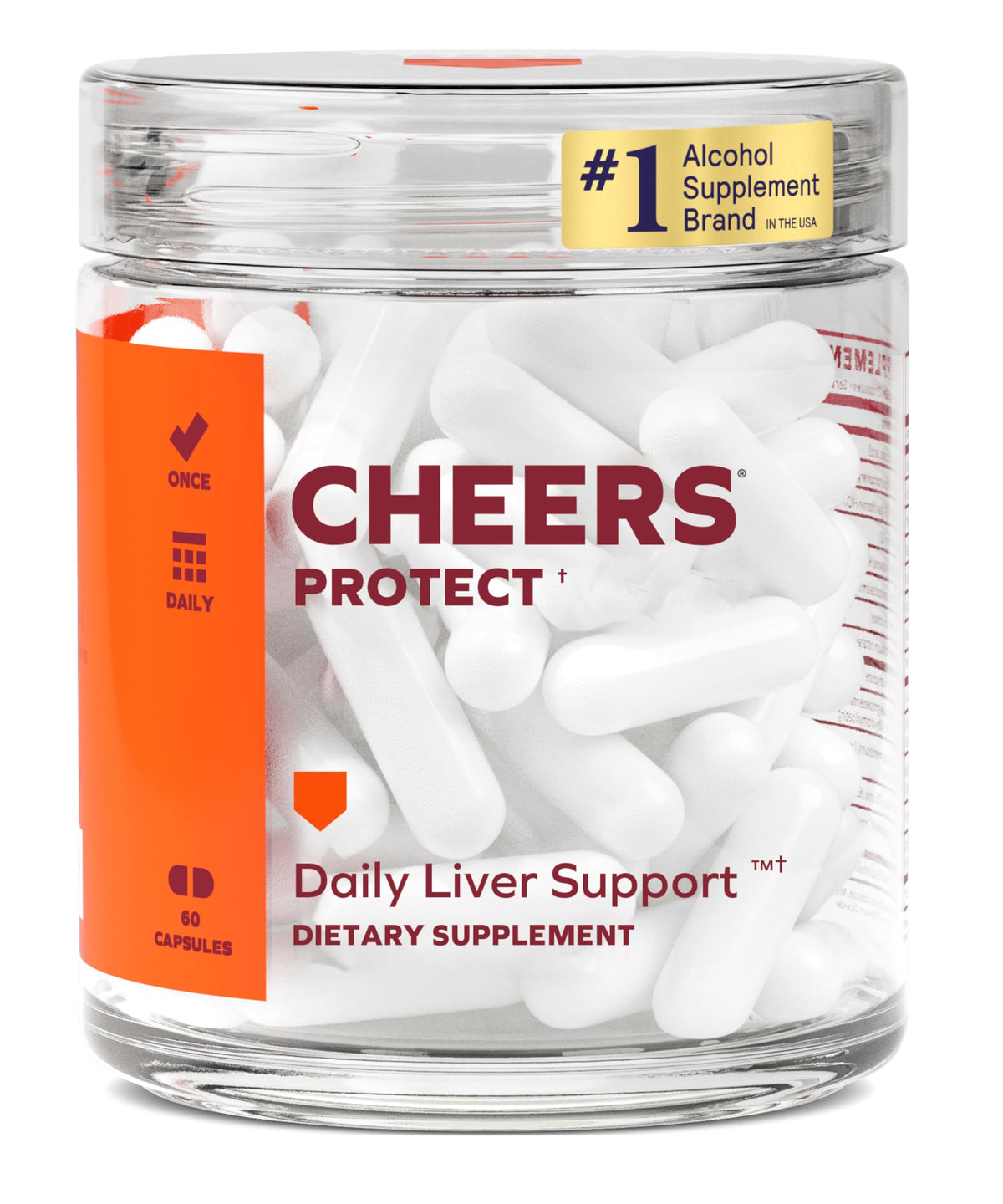 Cheers Protect: cápsulas diarias para apoyar la salud del hígado y la energía diaria.