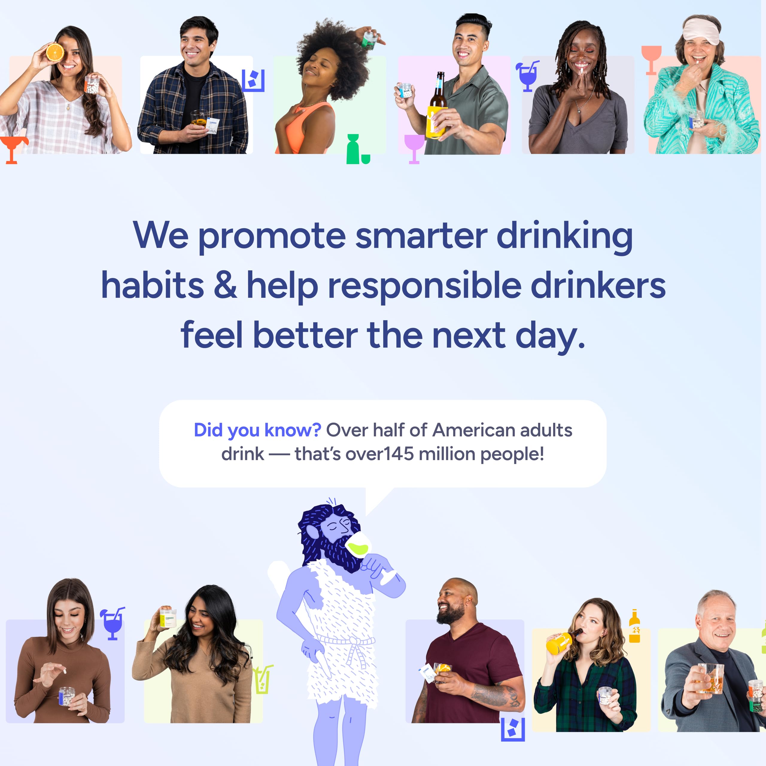 Cheers Restore: amanecer más cómodo tras una jornada social