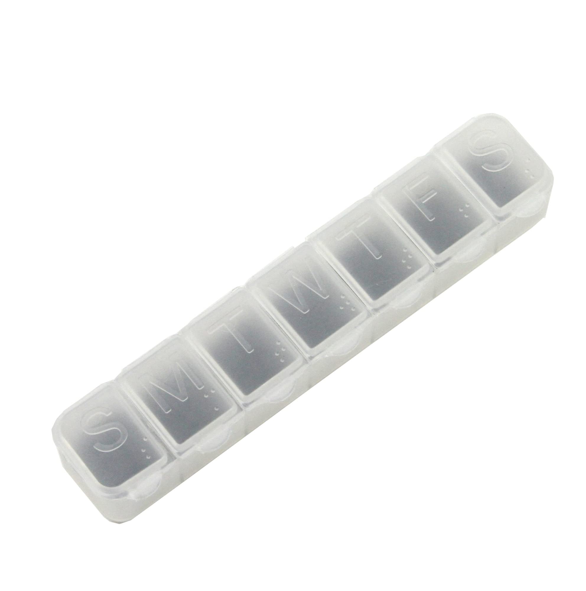 Organizador de pastillas Chef Craft transparente para ver dosis fácilmente