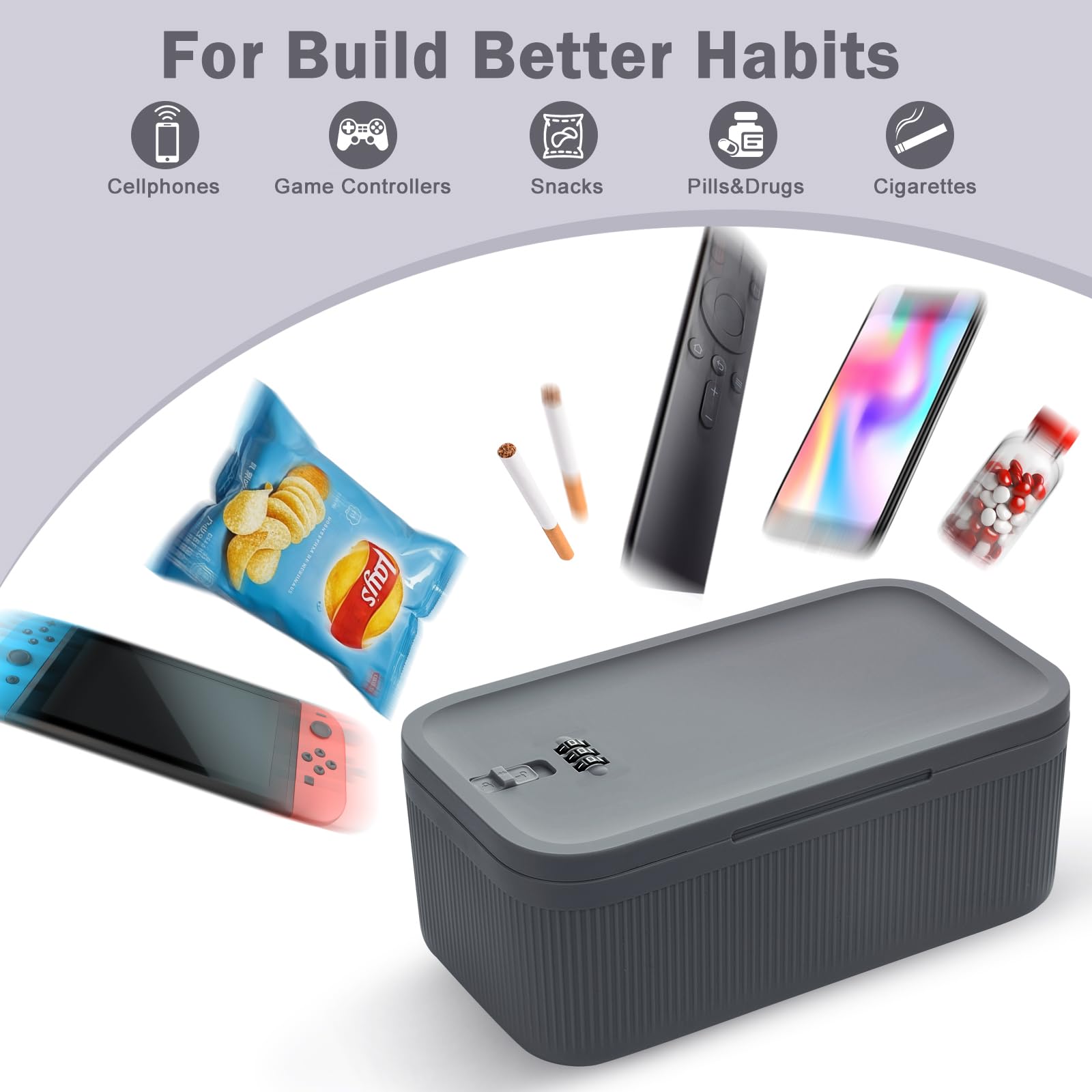 chefeggukk Caja teléfonos: capacidad para varios teléfonos de forma ordenada.