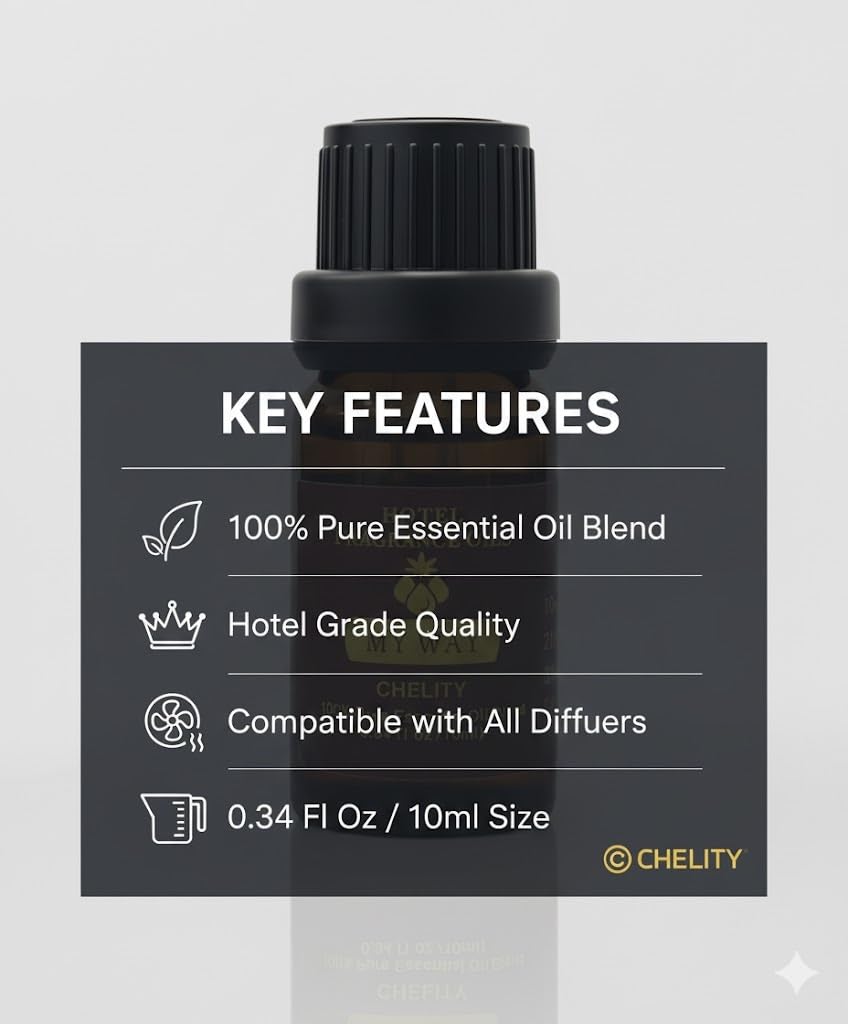 Chelity frascos 10 ml: aceites aromáticos para difusor y DIY.