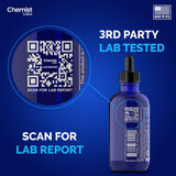 Chemist Labs Azul Metileno, pruebas de laboratorio de terceros para confianza.
