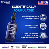 Gotero graduado de Chemist Labs para porciones precisas y consistentes.