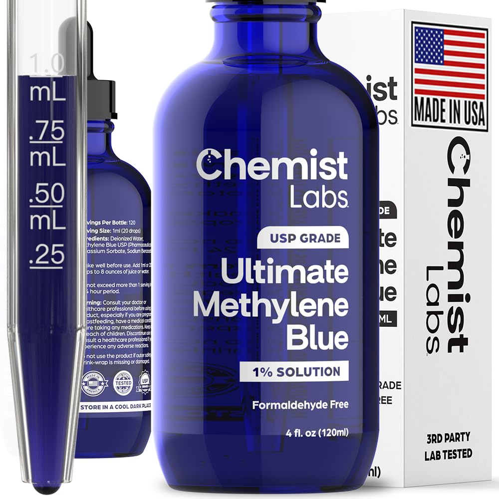 Chemist Labs Metileno Azul para uso diario y claridad continua
