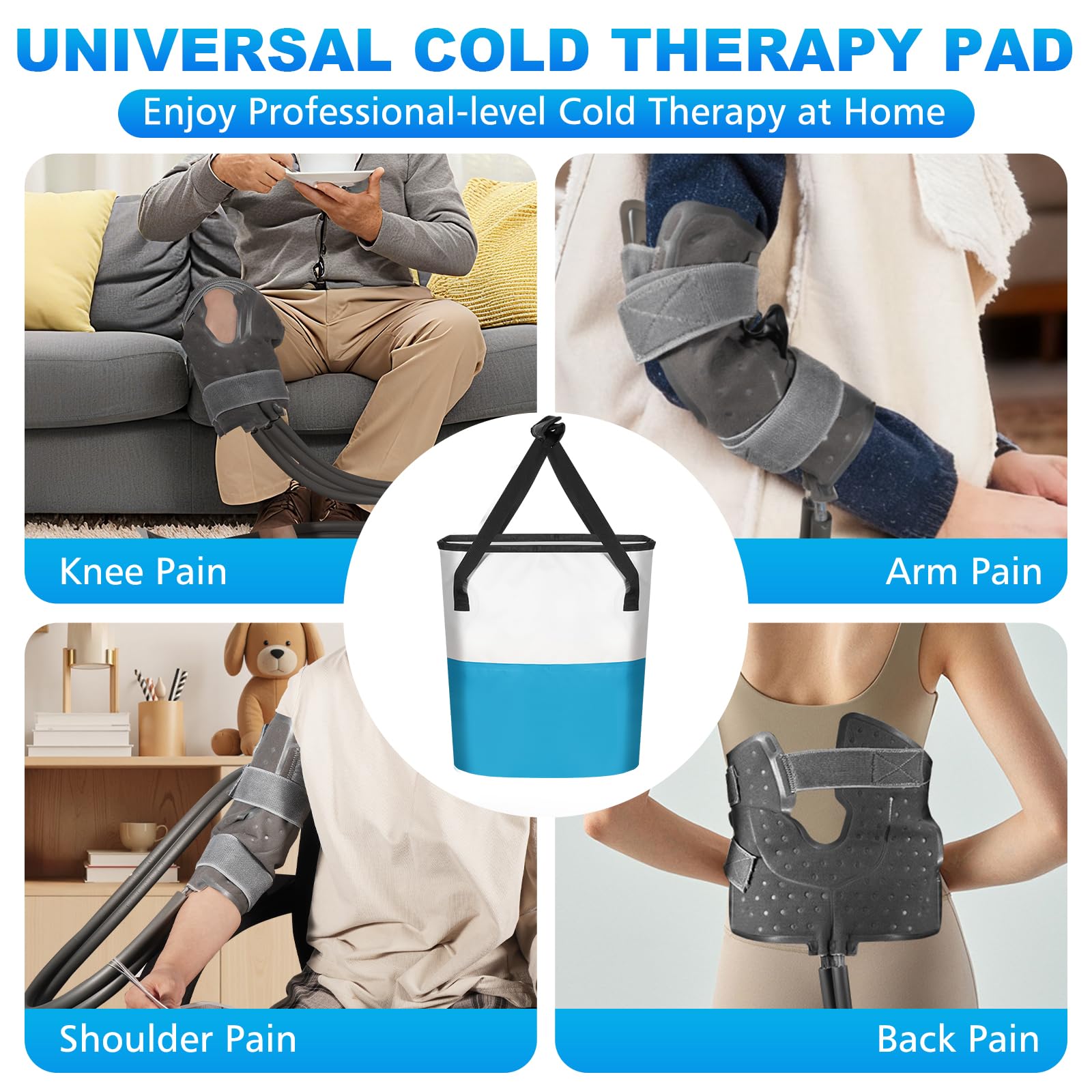 Pad de compresión ergonómico de Chendssfkd para rodilla y articulaciones.