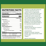 Chérie Sweet Heart ingredientes en polvo de moringa y spirulina para energía diaria.
