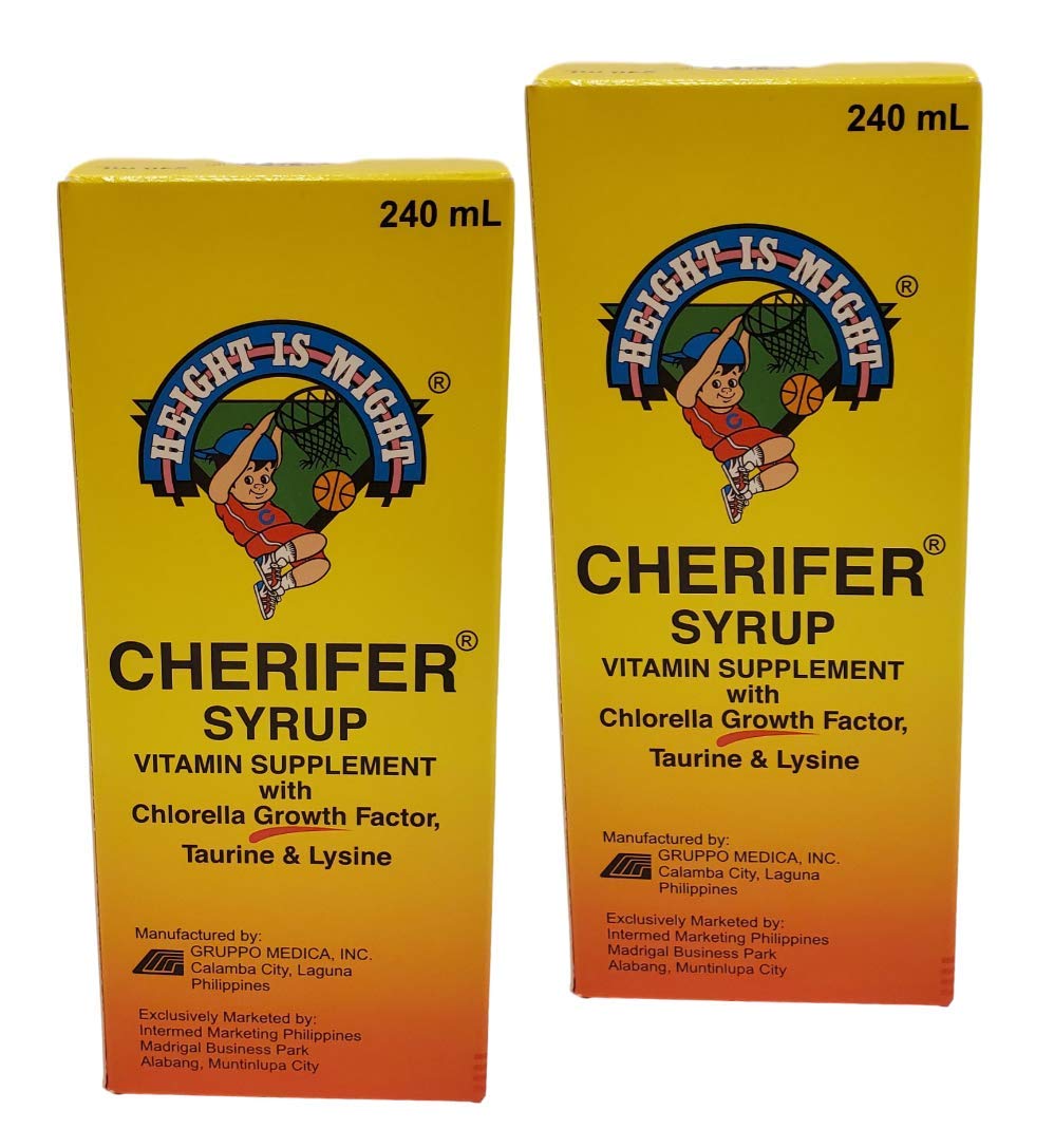 Cherifer Jarabe con CGF y aminoácidos, ingredientes clave para nutrición diaria