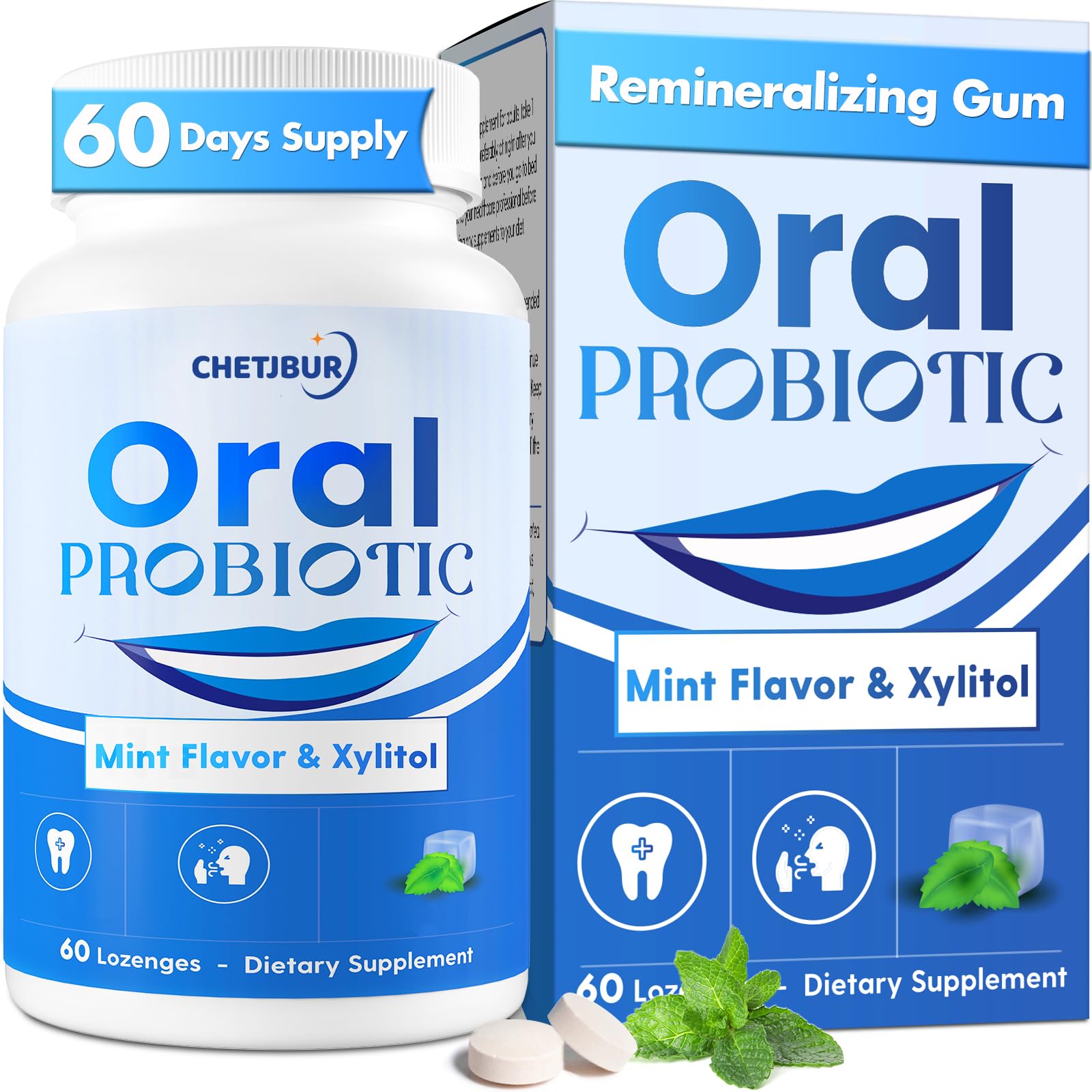 Chetjbur Oral Probiotics, aliento fresco para comenzar el día con confianza.