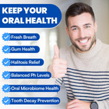 Chetjbur Oral Probiotics, dosis diaria para cuidado bucal constante.