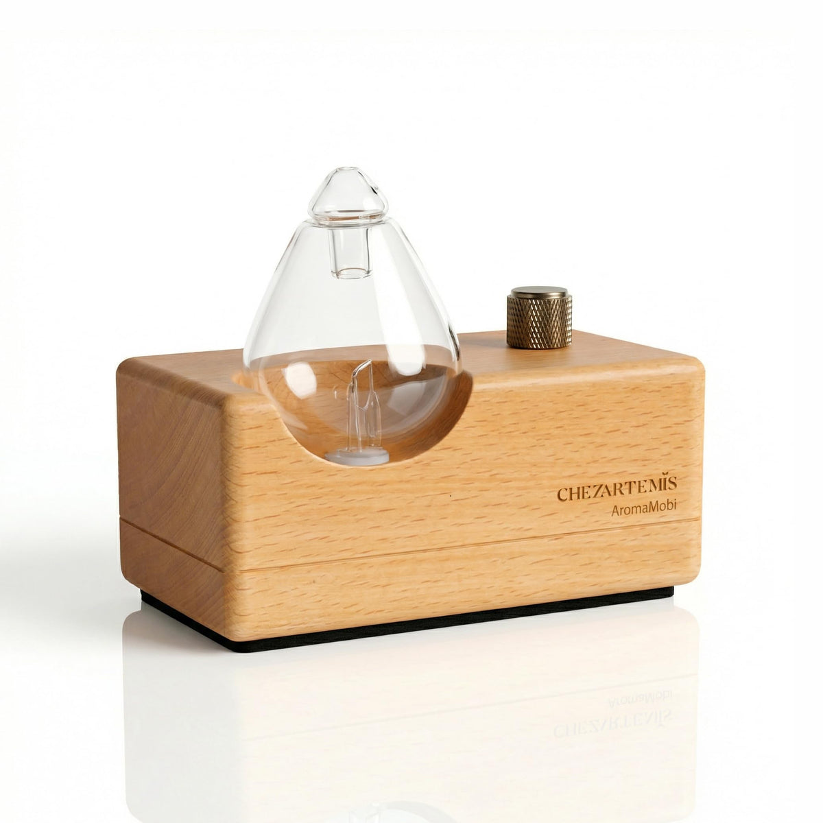 CHEZARTEMIS difusor de vidrio para aceites esenciales, aroma puro sin agua.