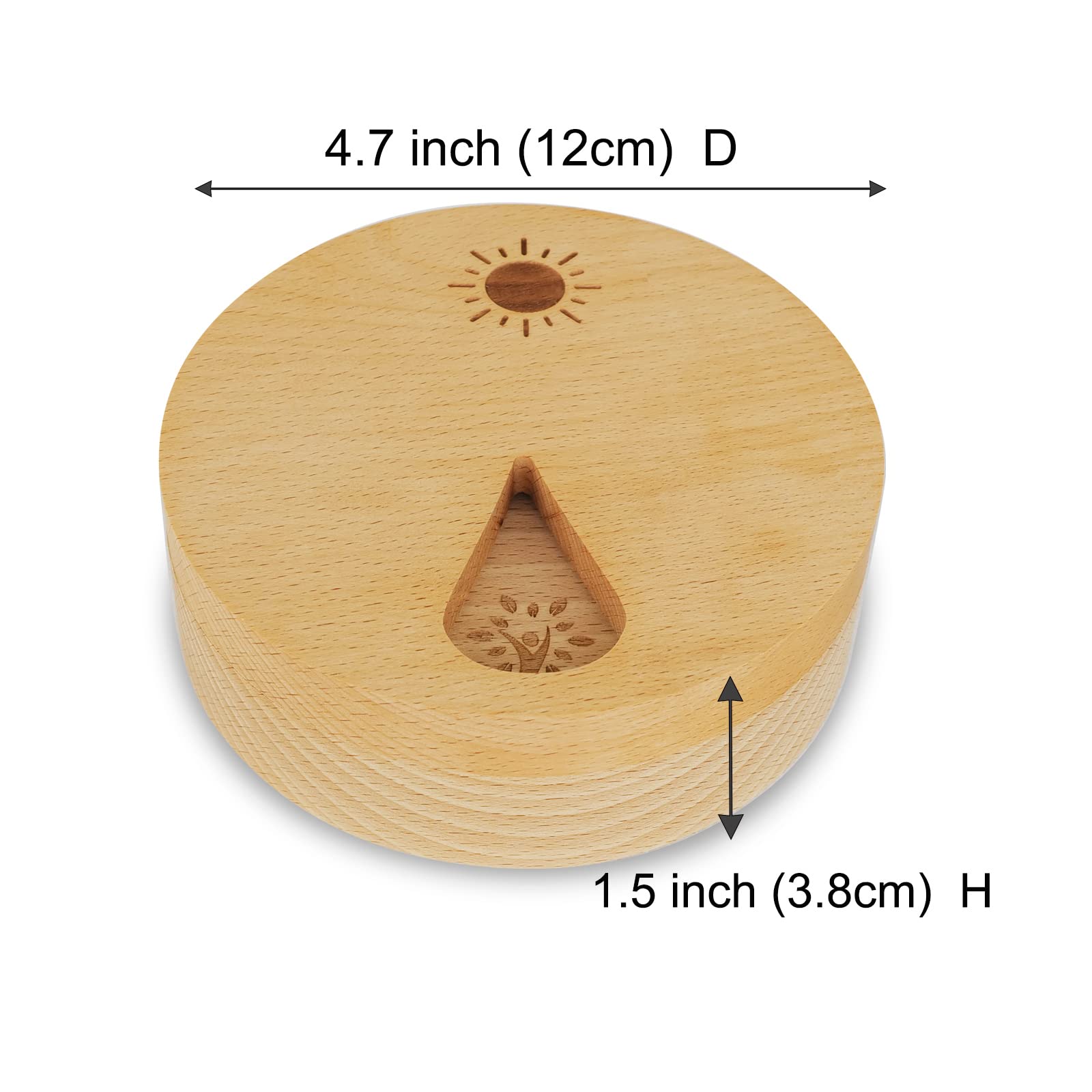 CHIEMOT AM&PM compartimento 25ml, capacidad para 20 pastillas.