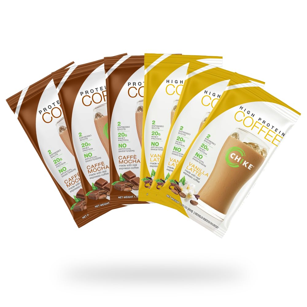 CHIKE proteina helada con espresso, energía rápida para la mañana