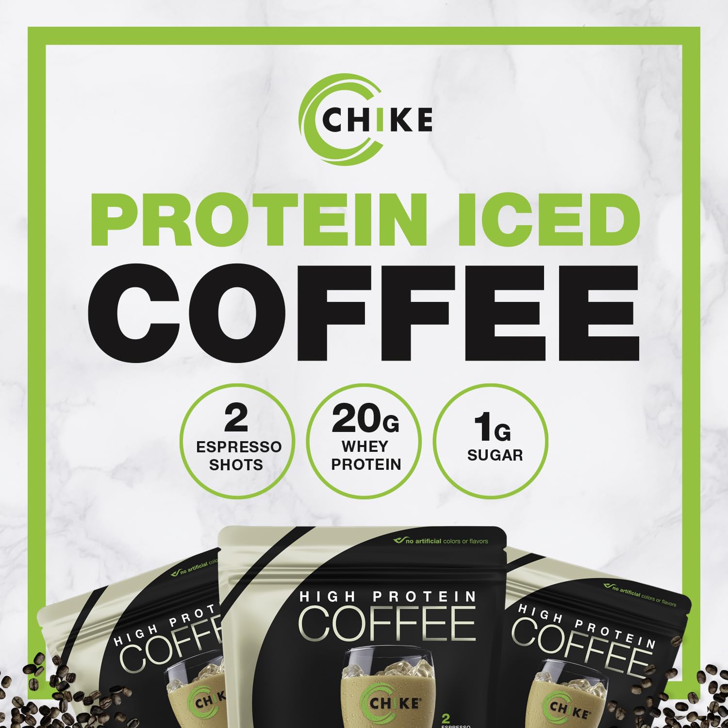 CHIKE Vanilla Protein Coffee sin gluten, opción cetogénica para estilos de vida