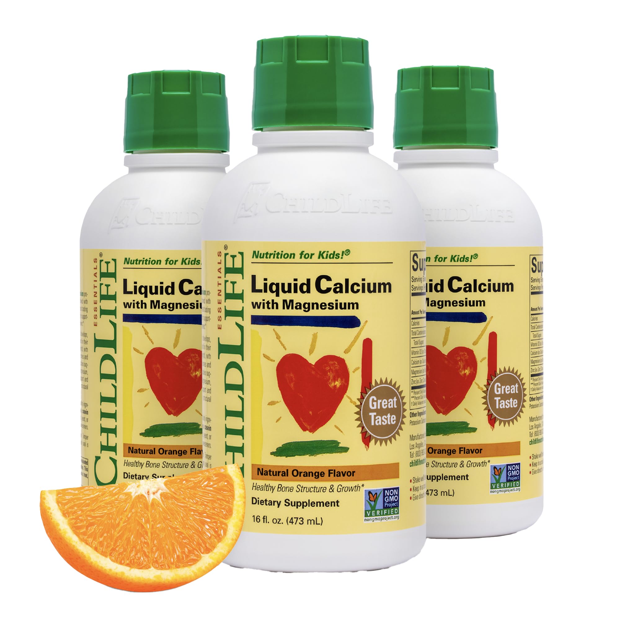ChildLife Essentials calcio líquido en frasco para bebes, para apoyar desarrollo óseo