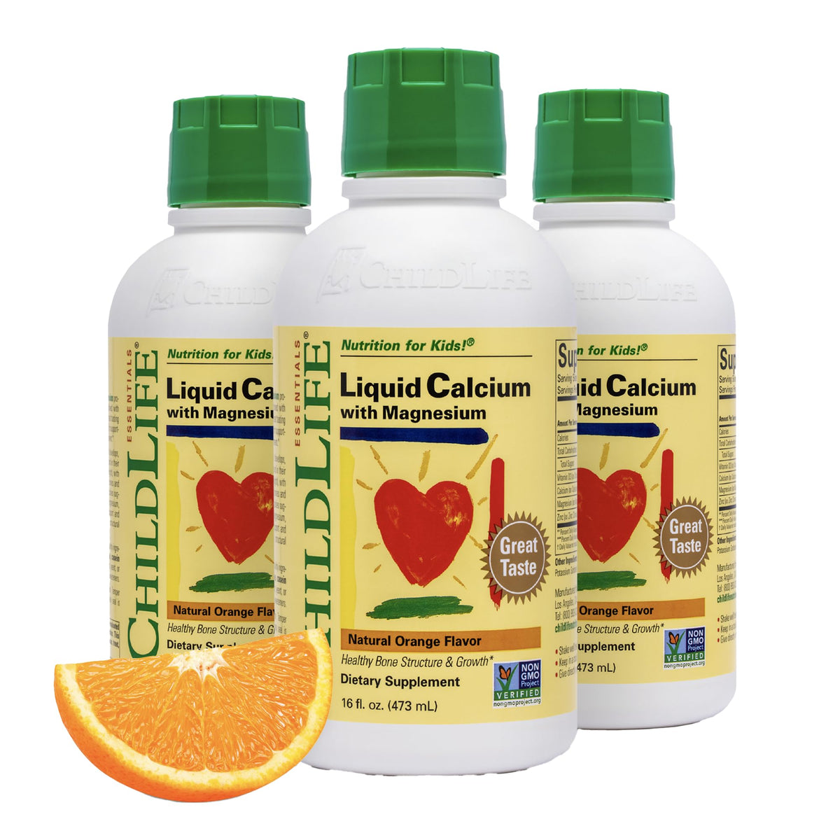ChildLife Essentials calcio líquido en frasco para bebes, para apoyar desarrollo óseo