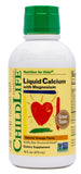 CHILDLIFE ESSENTIALS calcio líquido para niños, frasco 473 ml, fácil de dosificar.