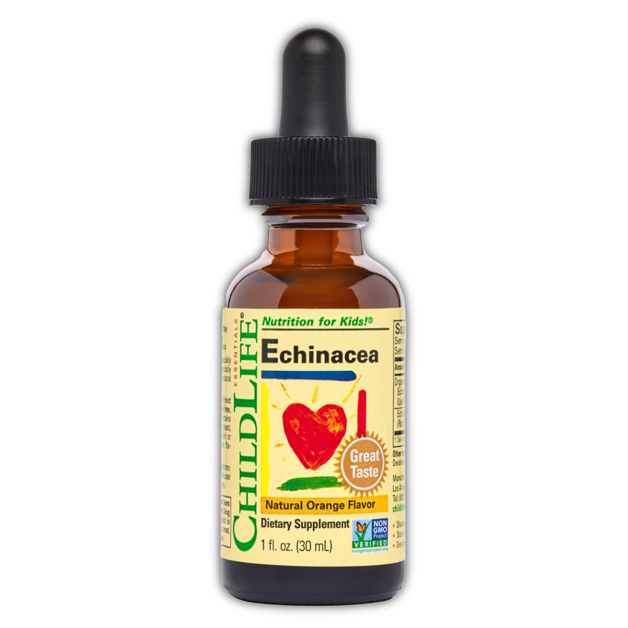 CHILDLIFE ESSENTIALS Echinacea para niños: gotas para apoyar la inmunidad natural y diaria