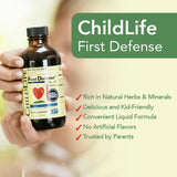 CHILDLIFE ESSENTIALS First Defense niño: forma líquida para apoyo diario.