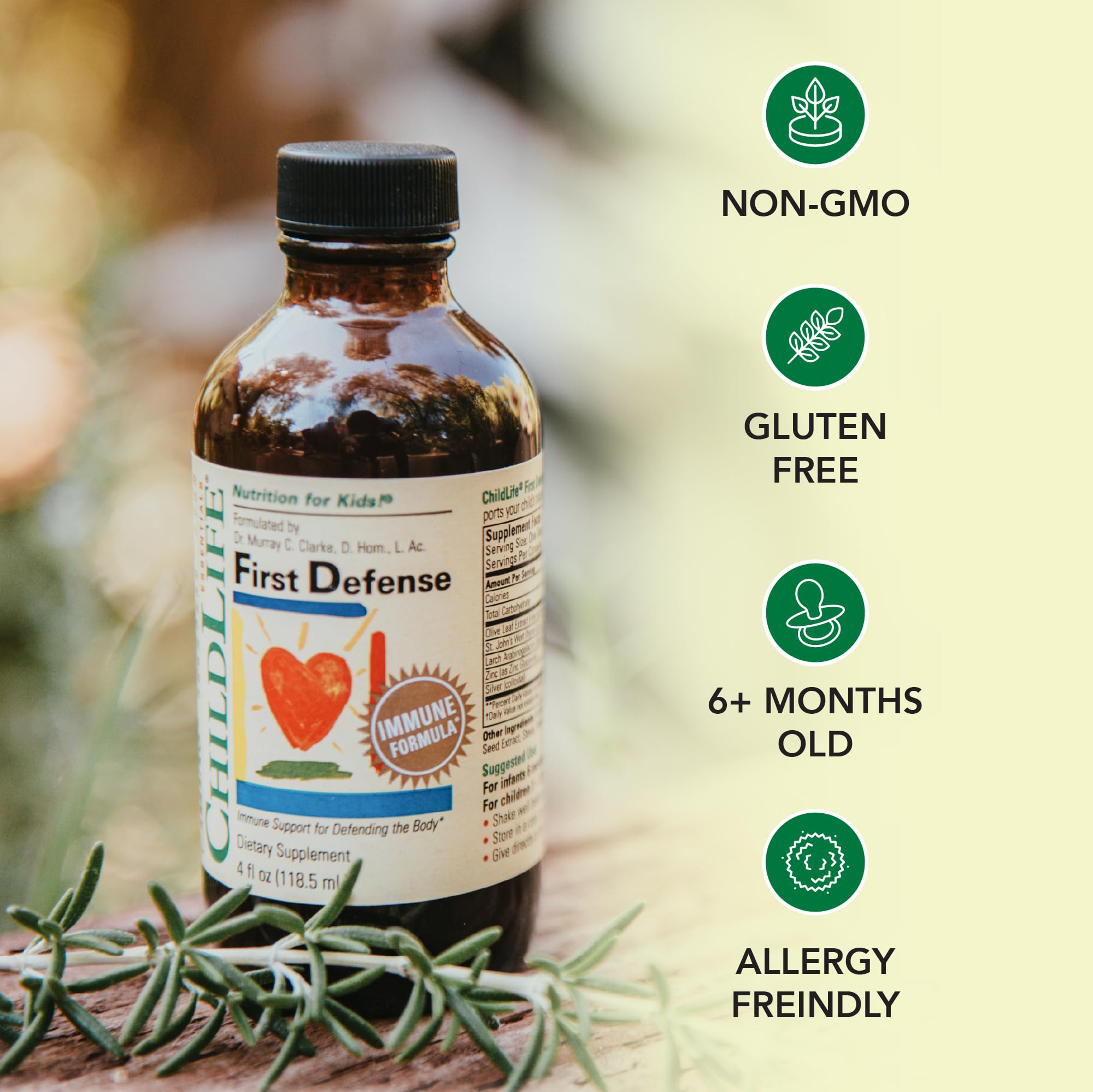CHILDLIFE ESSENTIALS First Defense zinc: nutriente clave para la vitalidad diaria.