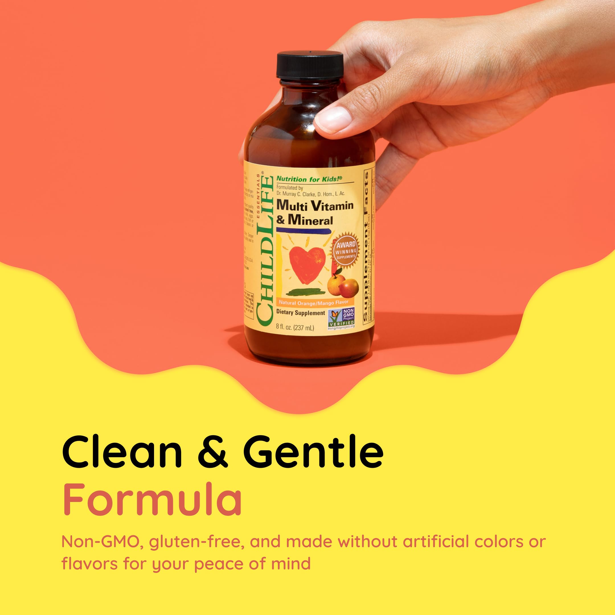 CHILDLIFE Essentials ingredientes clave sin aditivos artificiales.