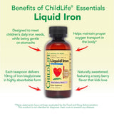 CHILDLIFE ESSENTIALS dosis para 1-3 años, apoyo diario en una cucharadita.