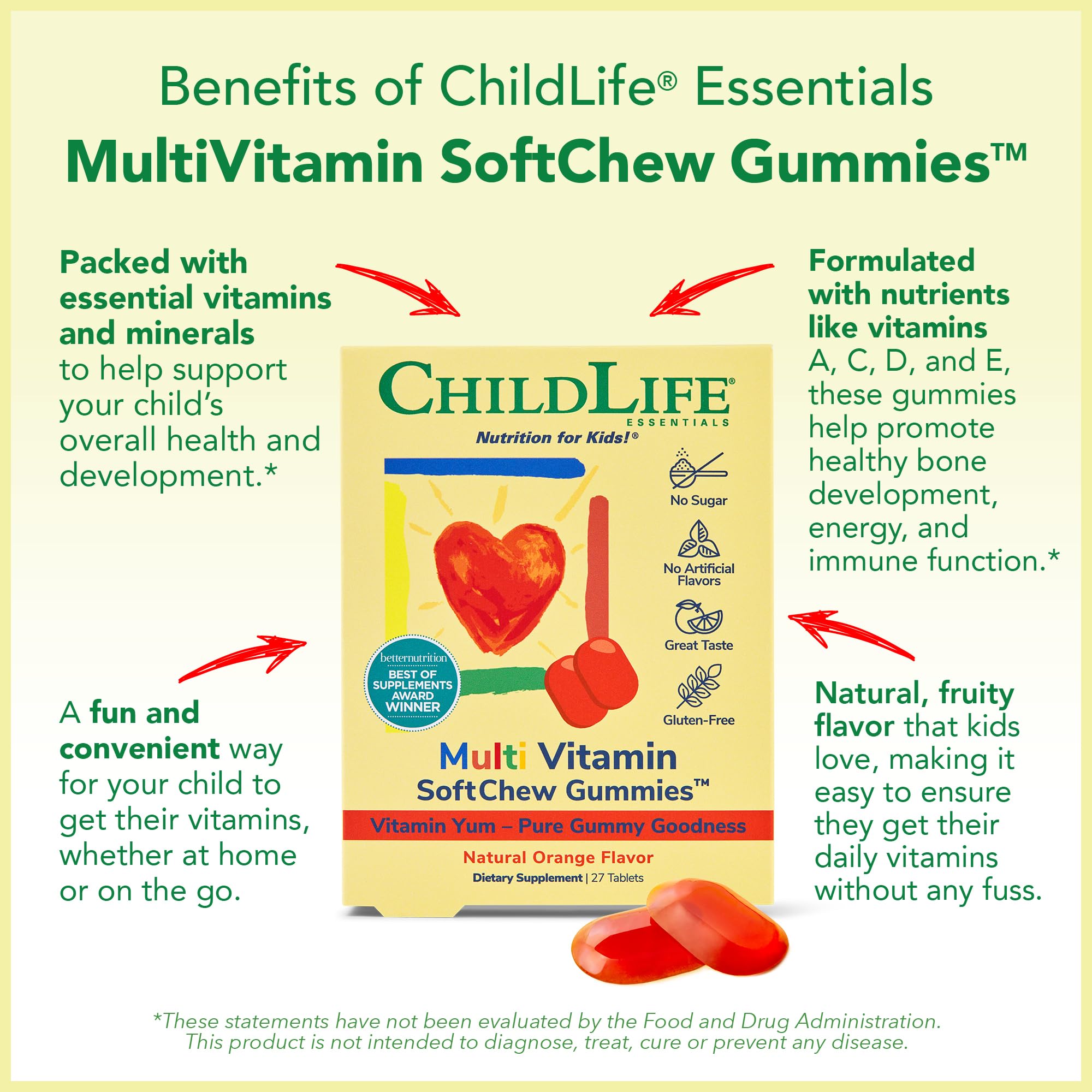 CHILDLIFE ESSENTIALS: sabor naranja natural, opción sabrosa para la nutrición infantil.