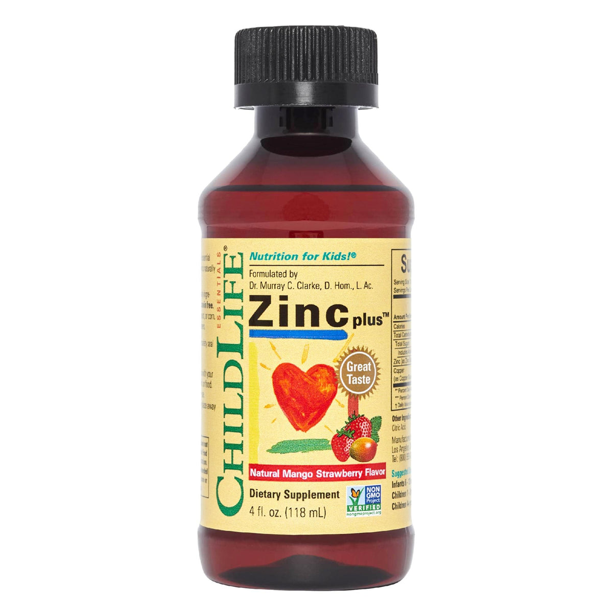 CHILDLIFE ESSENTIALS Zinc Plus nino-dosis: dosis diaria para apoyar defensas.