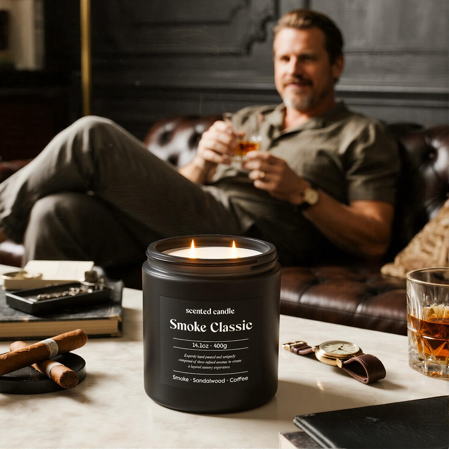 CHILLFLAME embalaje regalo elegante con espacio para nota personal.