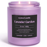 CHILLFLAME vela lavanda con doble mecha para aroma intenso en casa