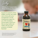 CHILDLIFE ESSENTIALS Echinacea con raíz y hoja para sistema inmunitario infantil.