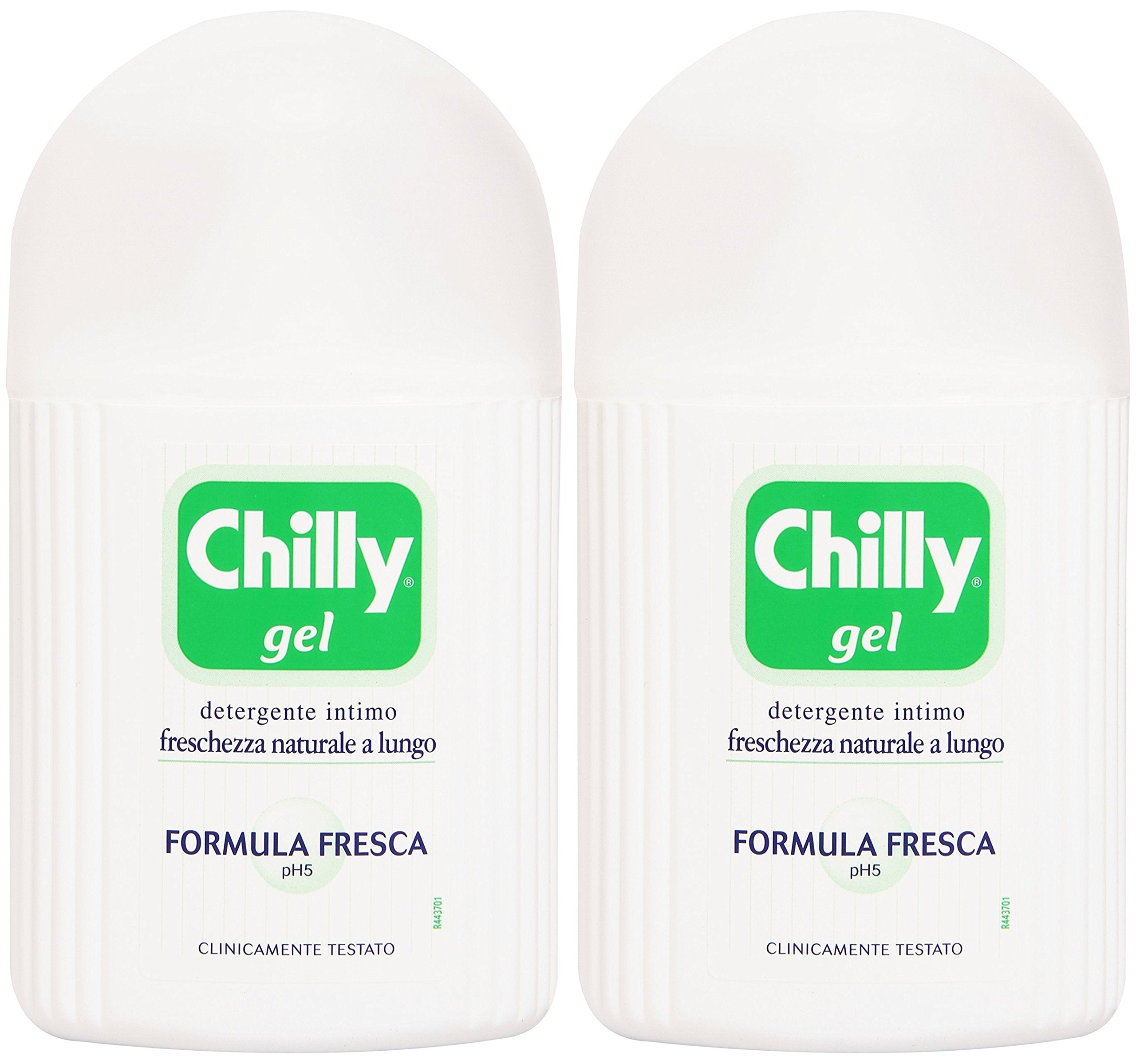 Chilly Gel Íntimo: botella con sensación de frescura duradera para uso diario.